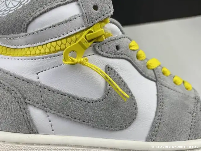 Official Maikesneakers Air High CW6576-100 Switch 1 Jordan Smoke Light 0511